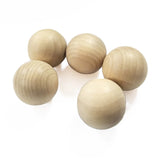 35MM Wooden Round Ball Beads for DIY Crafts