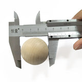 35MM Wooden Round Ball Beads for DIY Crafts