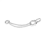 925 Silver Bracelet Chain with Round Bead Buckle - DIY Jewelry Making