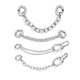 925 Silver Bracelet Chain with Round Bead Buckle - DIY Jewelry Making