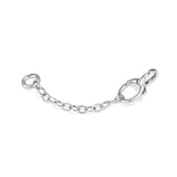 925 Silver Bracelet Chain with Round Bead Buckle - DIY Jewelry Making