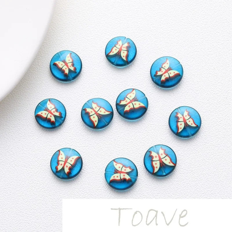 Round Glaze Beads for DIY Jewelry Making