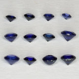 Round Cut Sapphire 2.2-3.4mm 1ct Gemstone