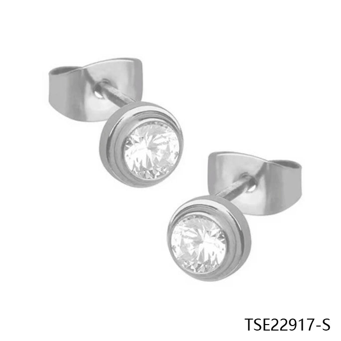 Round Bead Earrings Studs Women Jewelry TSE22917