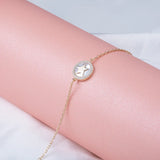 Star Shell Sterling Silver Bracelet 925 Jewelry Adjustable 18K