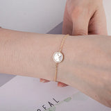 Star Shell Sterling Silver Bracelet 925 Jewelry Adjustable 18K