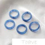 Hollow Dyed Resin Ring - DIY Hand-made Material Accessories