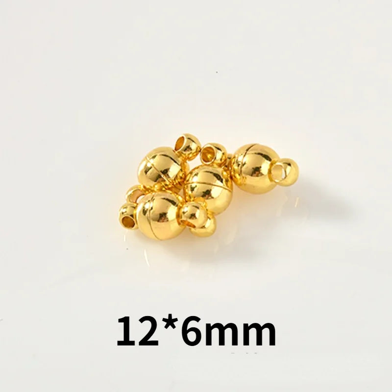 Round Magnetic Buckle for DIY Bracelet Necklace Jewelry Accessory