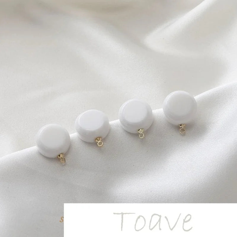 Resin Band Earrings Hand-made Material Accessories