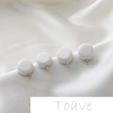 Resin Band Earrings Hand-made Material Accessories