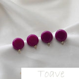 Resin Band Earrings Hand-made Material Accessories