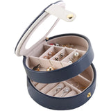 Small Jewelry Box with Mirror Organizer for Pendant Earring Necklace