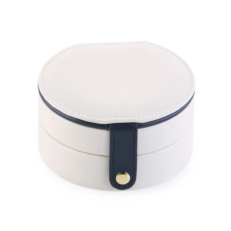 Small Jewelry Box with Mirror Organizer for Pendant Earring Necklace