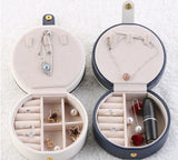 Small Jewelry Box with Mirror Organizer for Pendant Earring Necklace