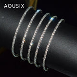 Crystal Cuff Bracelet for Women - Bling Wrap Bracelets Wedding Party Jewelry