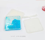 Round Triangle Quicksand Pendant Silicone Mould for DIY Resin Jewelry Making