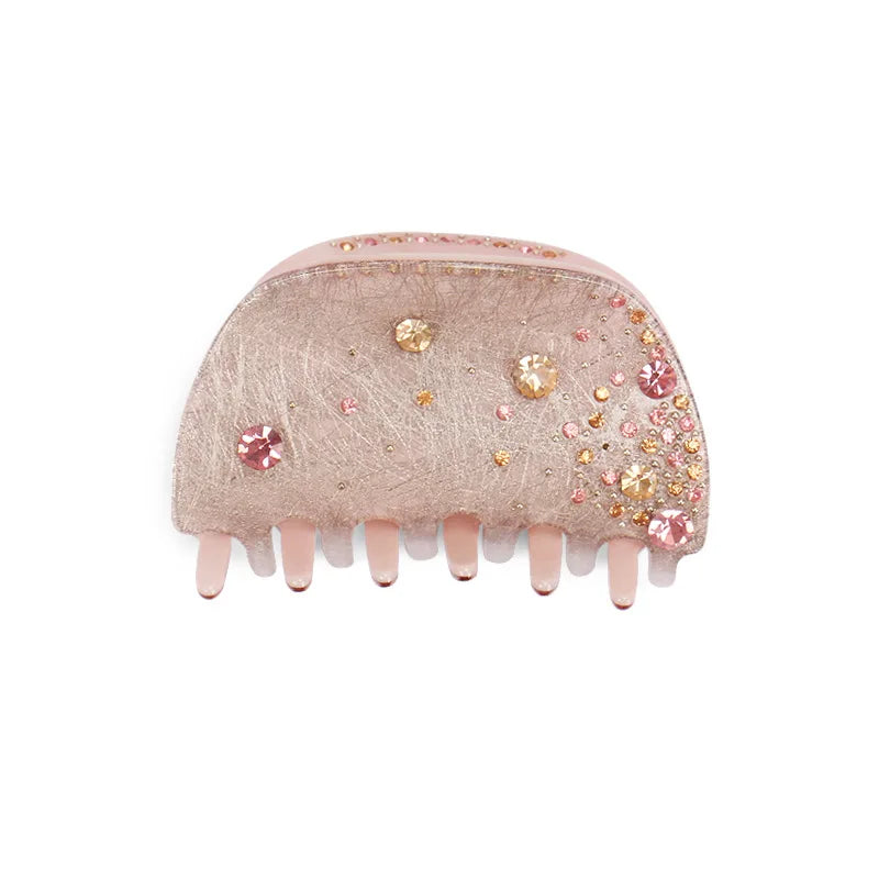Royal Rhinestone Hair Claws Bridal Wedding Jewelry