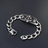 Royal Court Flower Vine Totem Men Bracelet