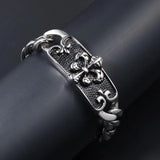 Royal Court Flower Vine Totem Men Bracelet