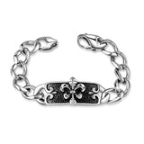 Royal Court Flower Vine Totem Men Bracelet