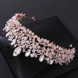 Royal Queen Crystal Bride Tiara Headband Wedding Hair Jewelry
