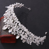 Royal Queen Crystal Bride Tiara Headband Wedding Hair Jewelry