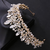 Royal Queen Crystal Bride Tiara Headband Wedding Hair Jewelry