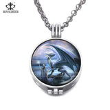 RoyalBeier Dragon Aromatherapy Locket Essential Oil Diffuser 10pcs