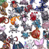 20pcs Mixed Metal Button Charms For 18/20mm Wedding Accessories