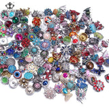 20pcs Mixed Metal Button Charms For 18/20mm Wedding Accessories