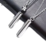 RoyalBeier Perfume Bottle Pendant Necklace - Silver Jewelry