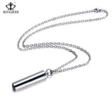 RoyalBeier Perfume Bottle Pendant Necklace - Silver Jewelry