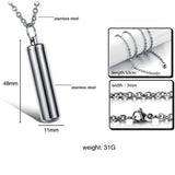 RoyalBeier Perfume Bottle Pendant Necklace - Silver Jewelry