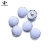 RoyalBeier Wrasse Rabbit Hair 18mm Snap Buttons 12pcs/Lot Soft Fur