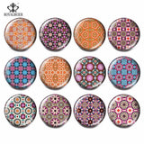 12pcs Mix Butterflies Glass 18mm Colorful Snaps Button Charm DIY Bracelet