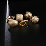 3 Pairs Alloy Earrings Set for Girls, Birthday Party Jewelry Gift