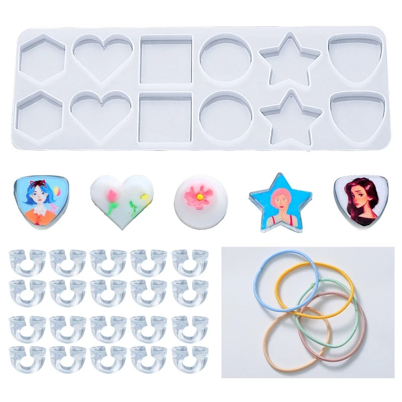 Rubber Bands Bracelet Kit Colorful Wristband DIY Craft