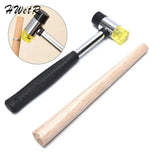 Rubber Hammer Mallet Wood Ring Mandrel Sizer Finger Ring Repair Tools