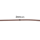 Rubber Cord DIY Hollow Pipe Tube Jewelry Making Findings