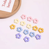 Rubber Milk Hollow Flower Beaded DIY Earrings Bracelet Necklace Material