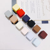 Rubber Paint Stereo Round Macaroon DIY Sweater Chain Necklace Jewelry