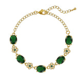 Ruby Emerald Bracelet Female Hand Jewelry