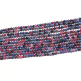 2.5mm Ruby/Sapphire Round Faceted Loose Beads for DIY Jewelry Making
