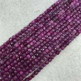 4mm Square Cube Natural Stone Beads for Jewelry Making
