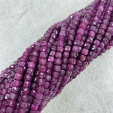 4mm Square Cube Natural Stone Beads for Jewelry Making