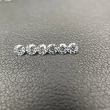1CT Small Melee Moissanite Round Loose Stone Lab Grown Gemstone