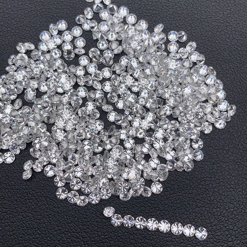 1CT Small Melee Moissanite Round Loose Stone Lab Grown Gemstone