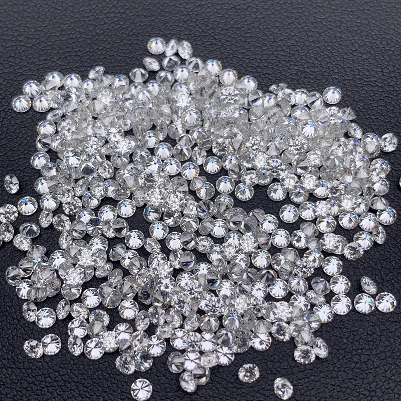 1CT Small Melee Moissanite Round Loose Stone Lab Grown Gemstone