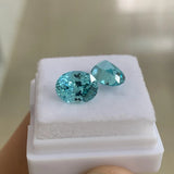 Ruif Oval Paraiba Loose Stone Round Lab Sapphire for Jewelry Making