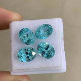 Ruif Oval Paraiba Loose Stone Round Lab Sapphire for Jewelry Making